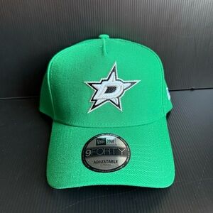 NWT New Era Dallas Stars 9Forty Green A-Frame SnapBack Adjustable Hat Cap